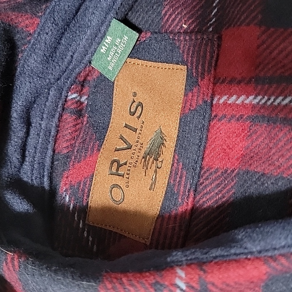 NWT Orvis Pocket Flannel - Picture 2 of 9